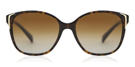 Prada PR 01OS Polarized 2AU6E1 Sunglasses in Tortoise